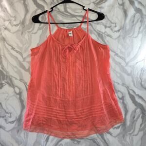 Old Navy Women's Peach Tank Top Size M